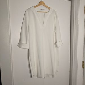 Simple white dress